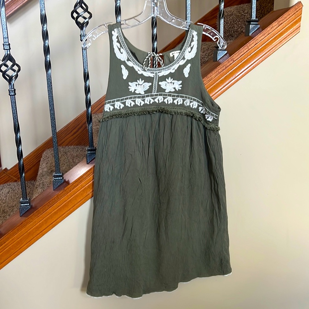 Sundress in a Bohemian style with tassel size large
